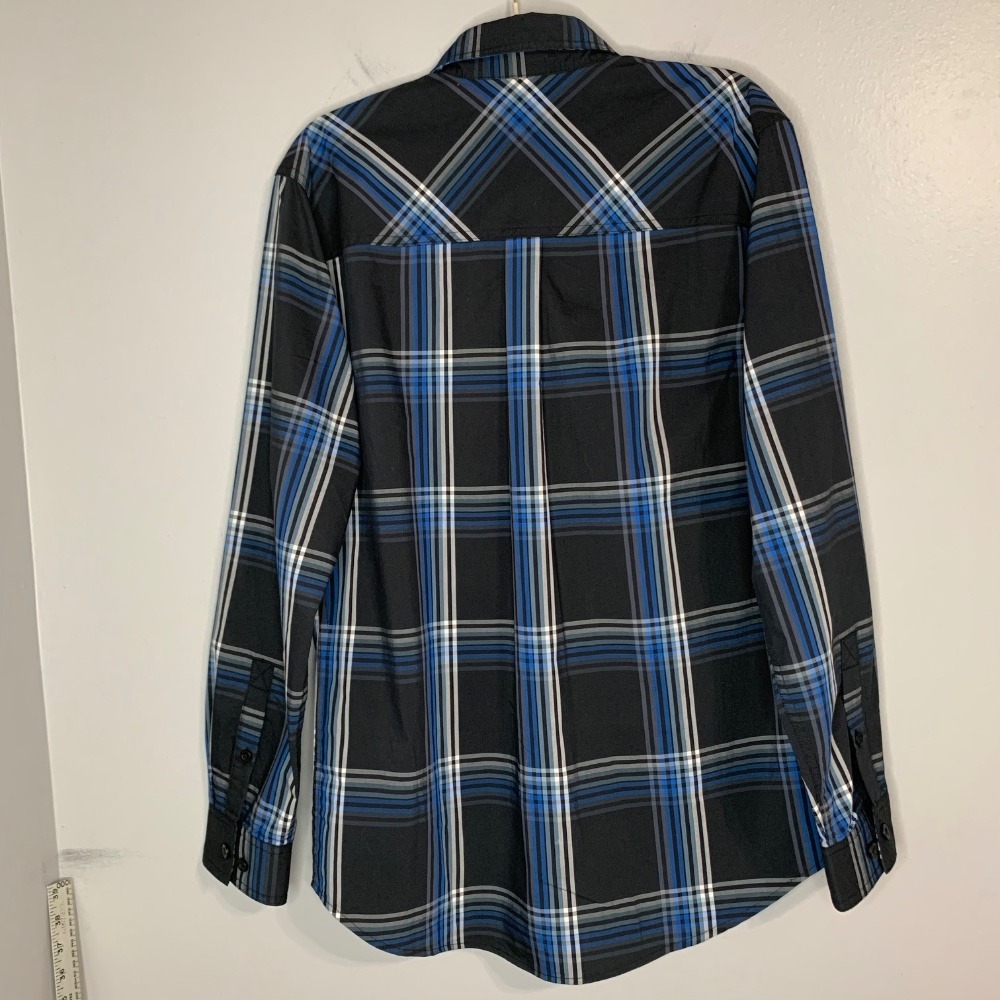 Harley-Davidson The Bagger Long Sleeve Shirt in black plaid. Size M - Picture 2 of 12